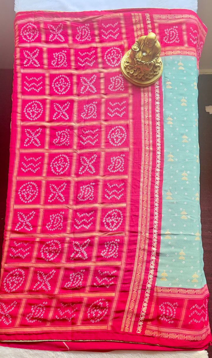 Fancy Floral Bandhani