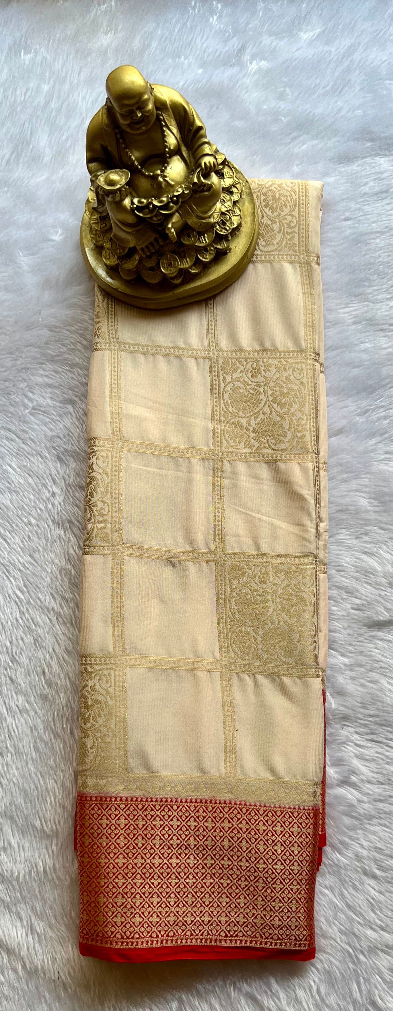 Semi Mysore Silk Big Checks Rich Pallu Premium
