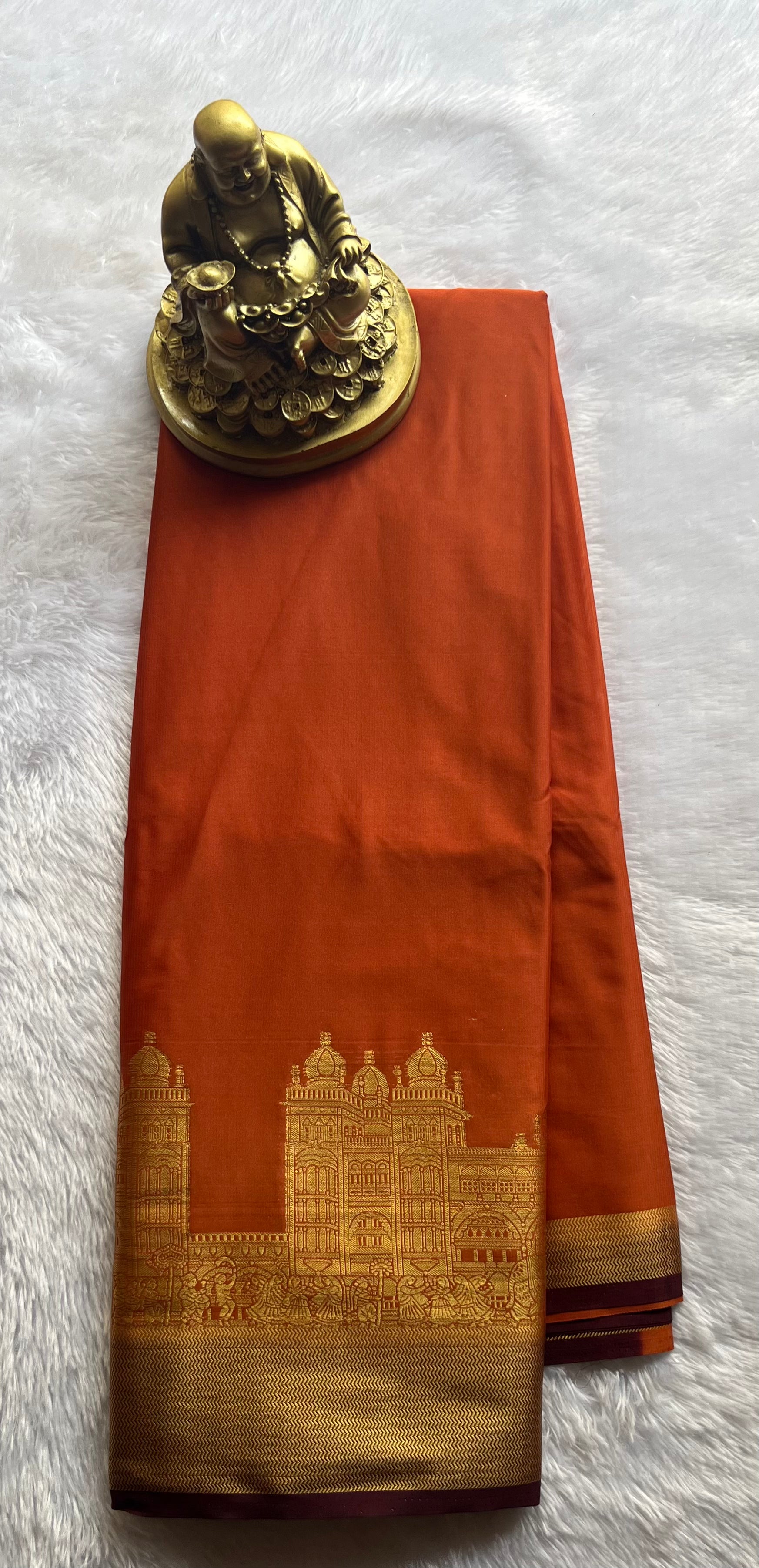 Semi Mysore Silk Mysore Palace Contrast