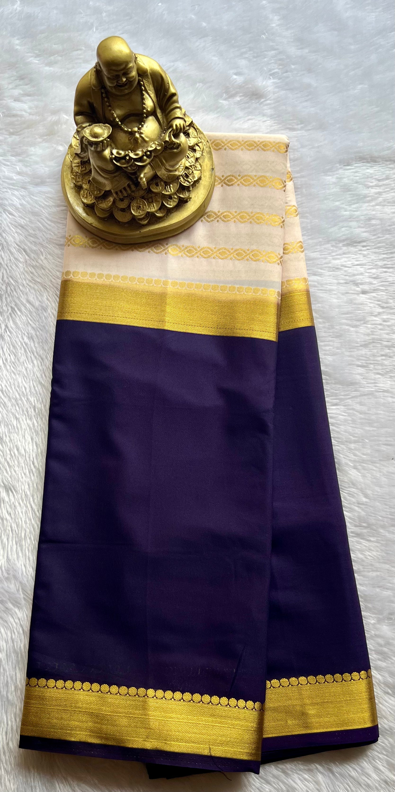 Semi Mysore Silk Mango 2 D Chain body