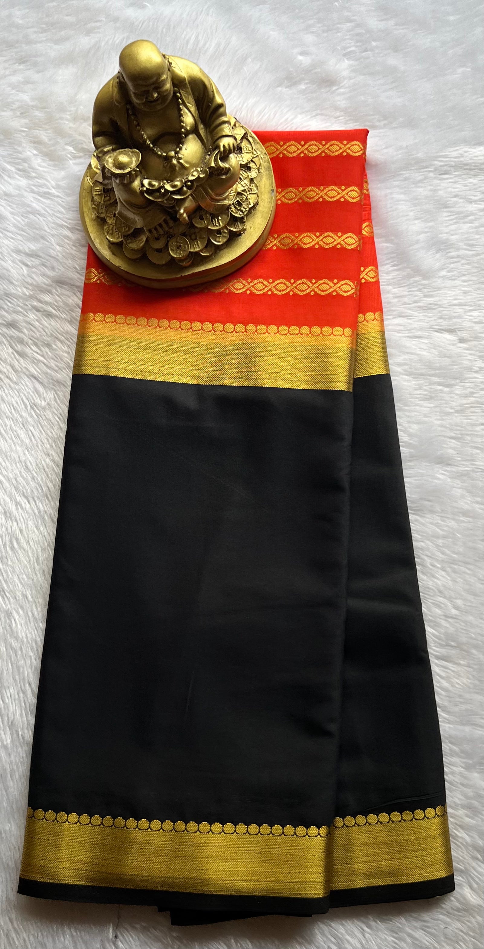 Semi Mysore Silk Mango 2 D Chain body