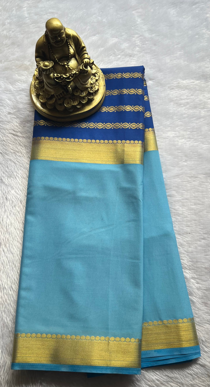 Semi Mysore Silk Mango 2 D Chain body