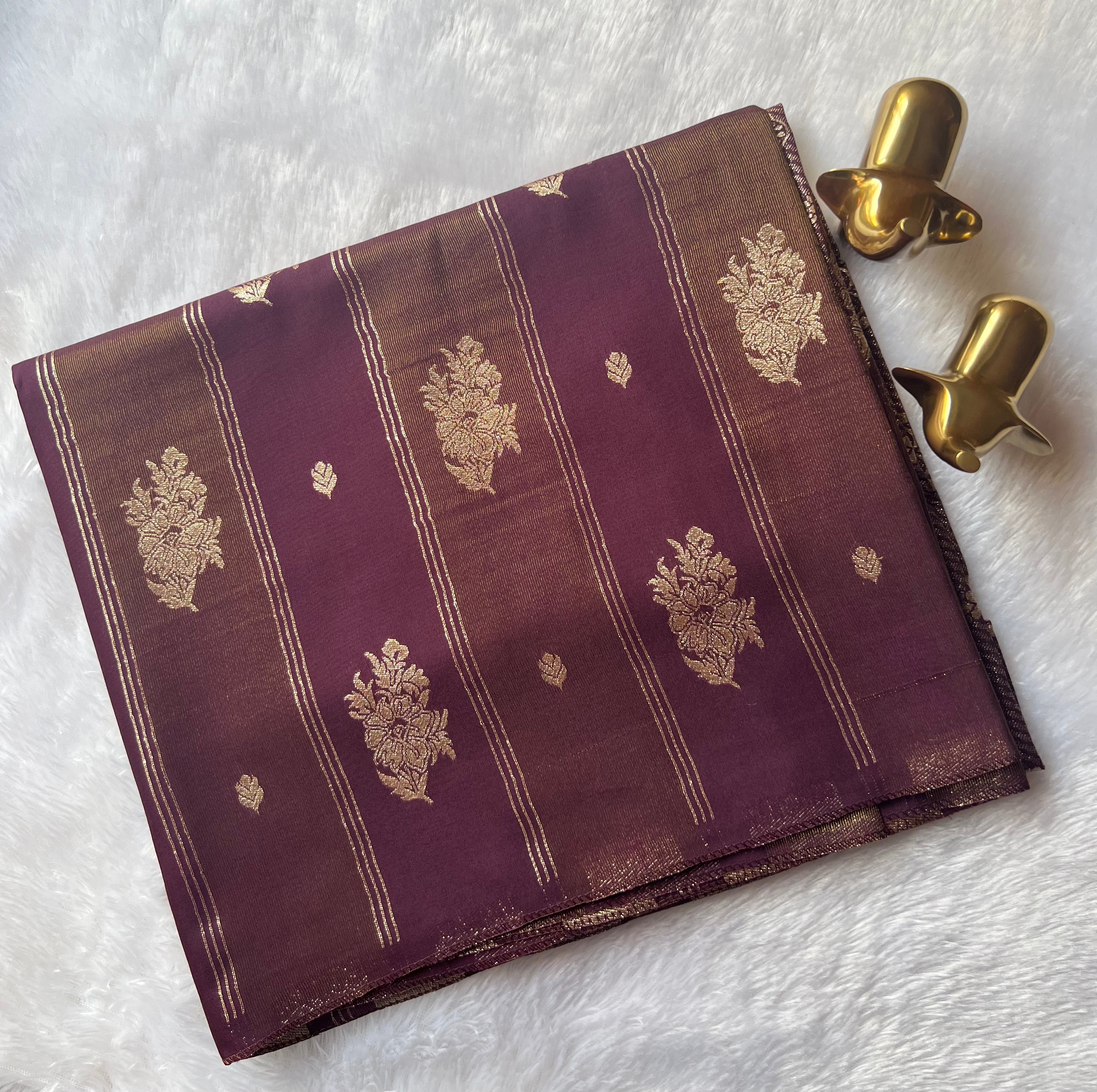 Dola HO Silk Panel body with Flower Motif