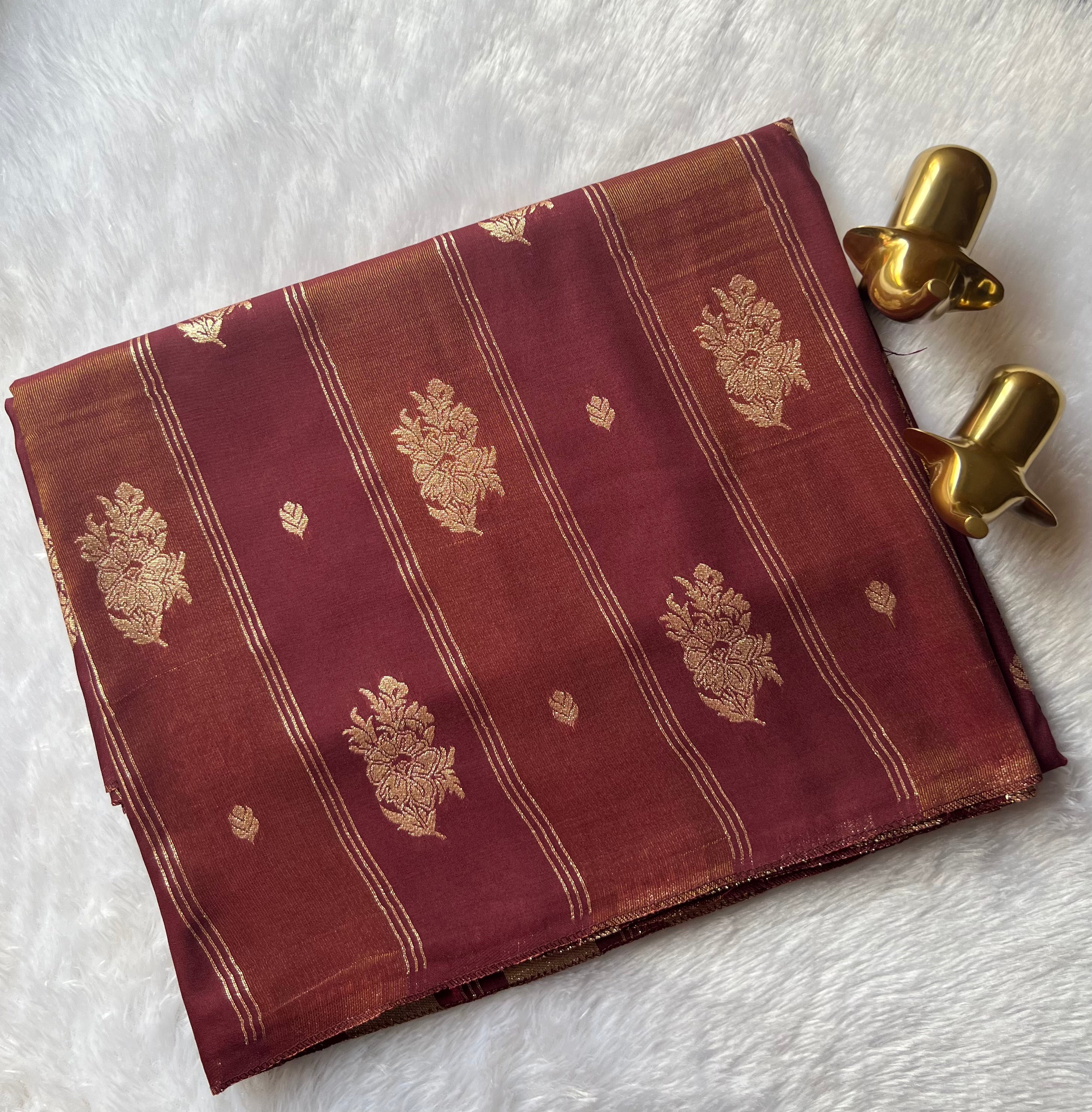 Dola HO Silk Panel body with Flower Motif