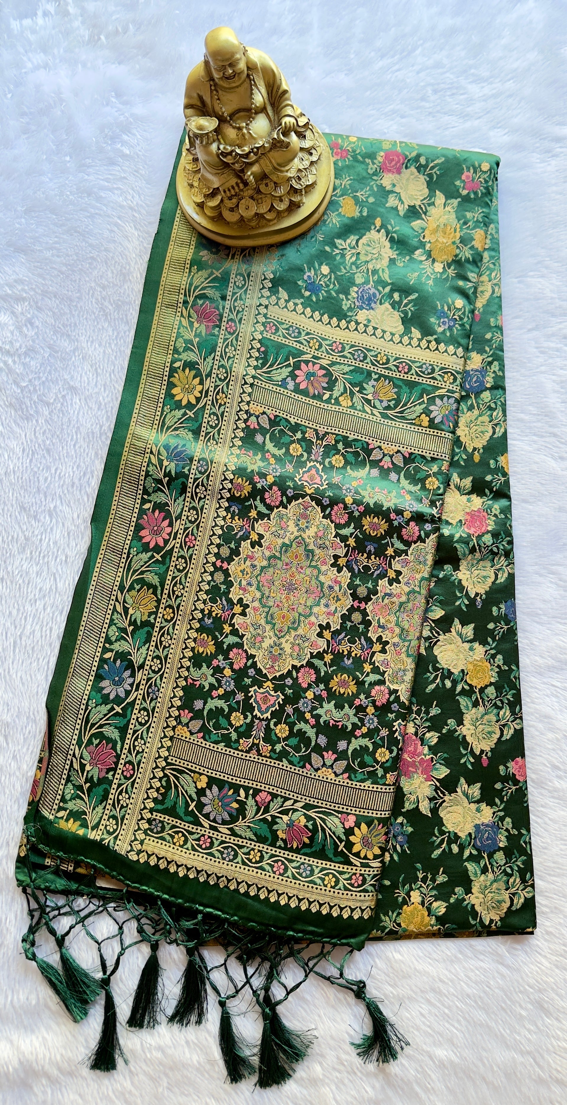 Satin Full Body Menakari Rich Body and Pallu