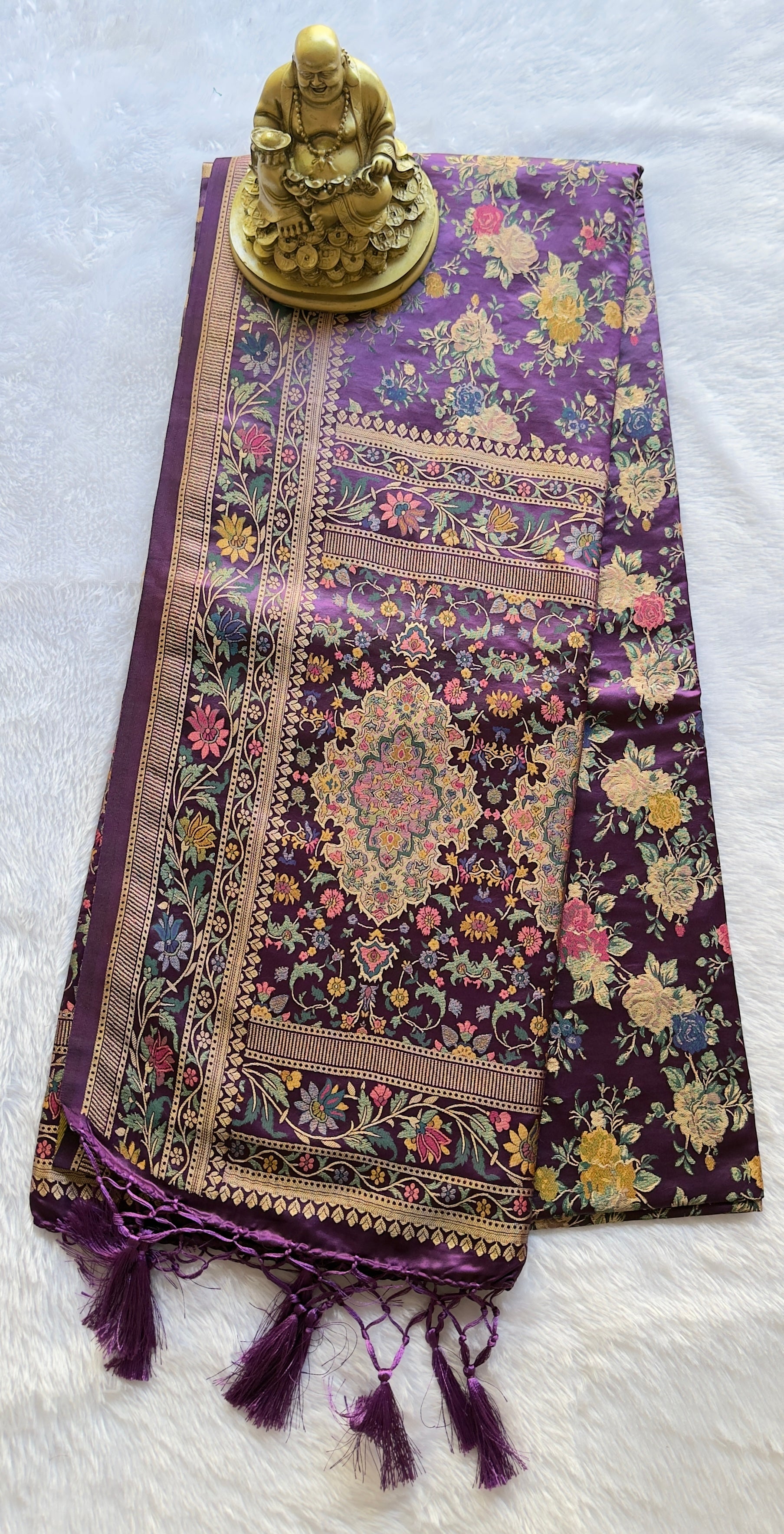 Satin Full Body Menakari Rich Body and Pallu