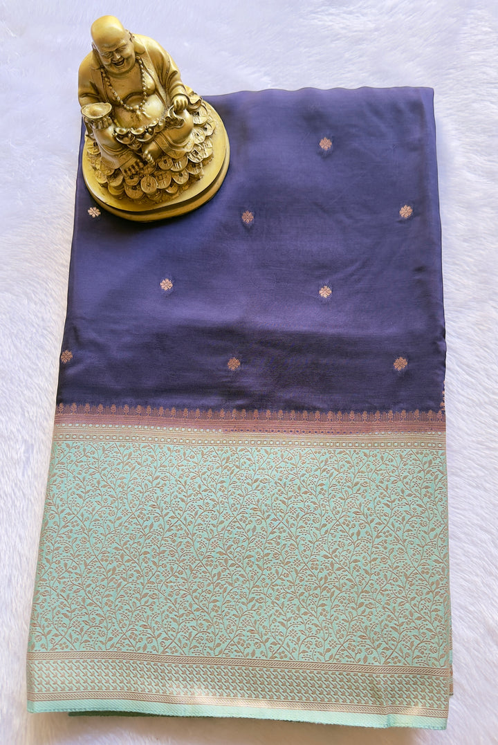 Viscose Butta Body with Climbers Border