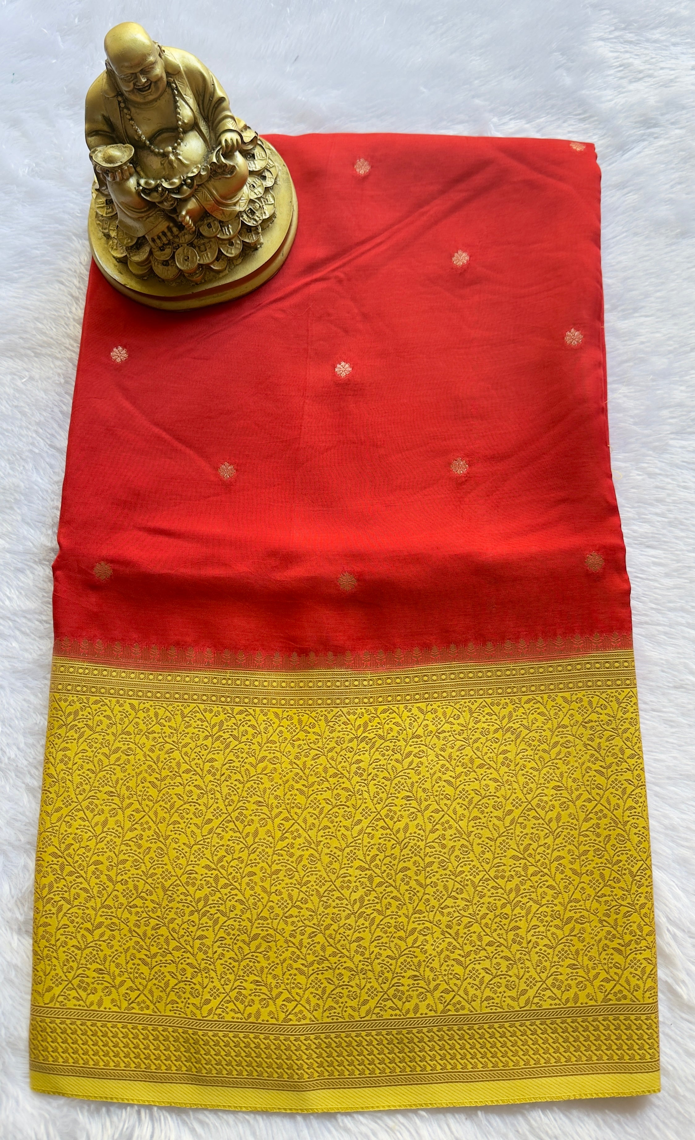 Viscose Butta Body with Climbers Border