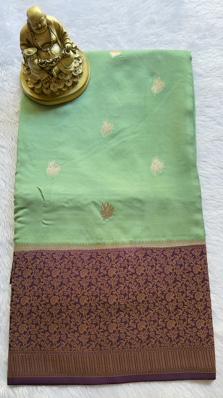 Viscose Floral Butta Body with Climbers Border