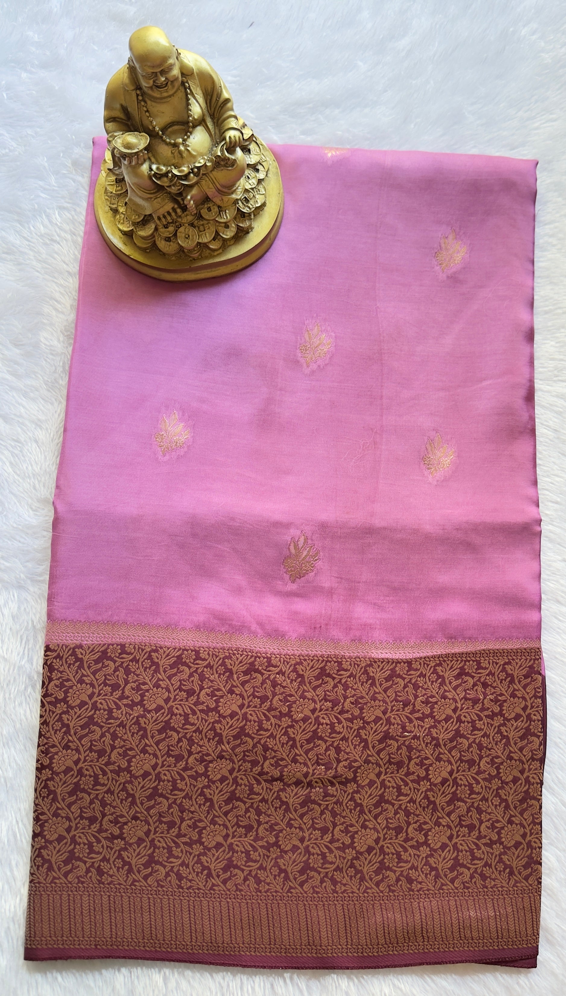 Viscose Floral Butta Body with Climbers Border