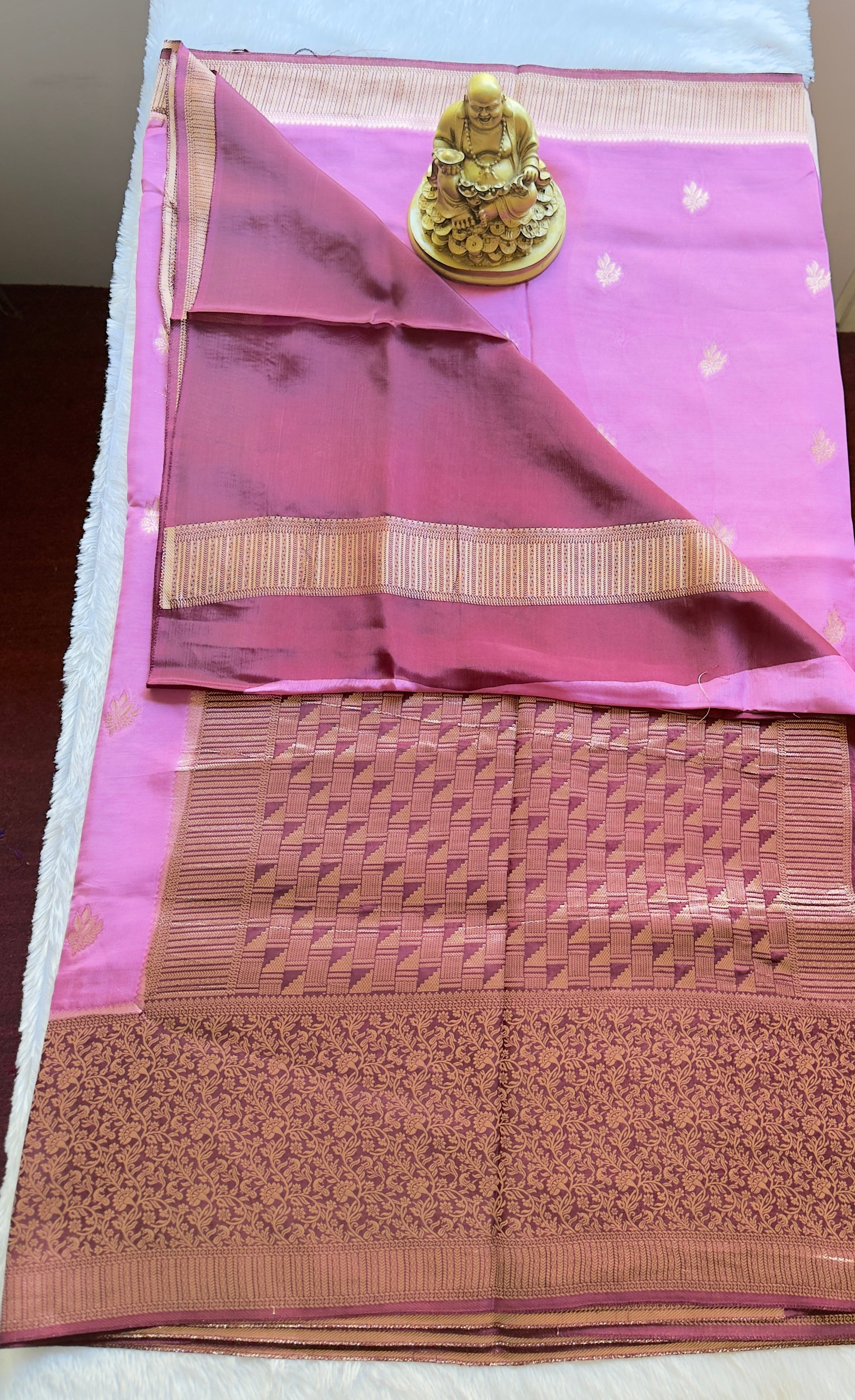 Viscose Floral Butta Body with Climbers Border