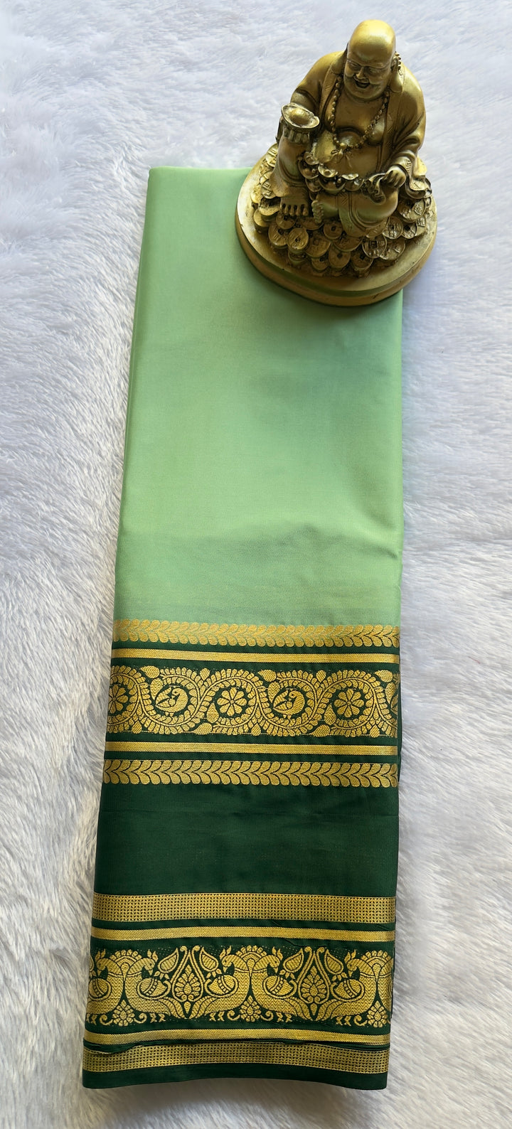 Semi Mysore Silk Mayura Bentex Border