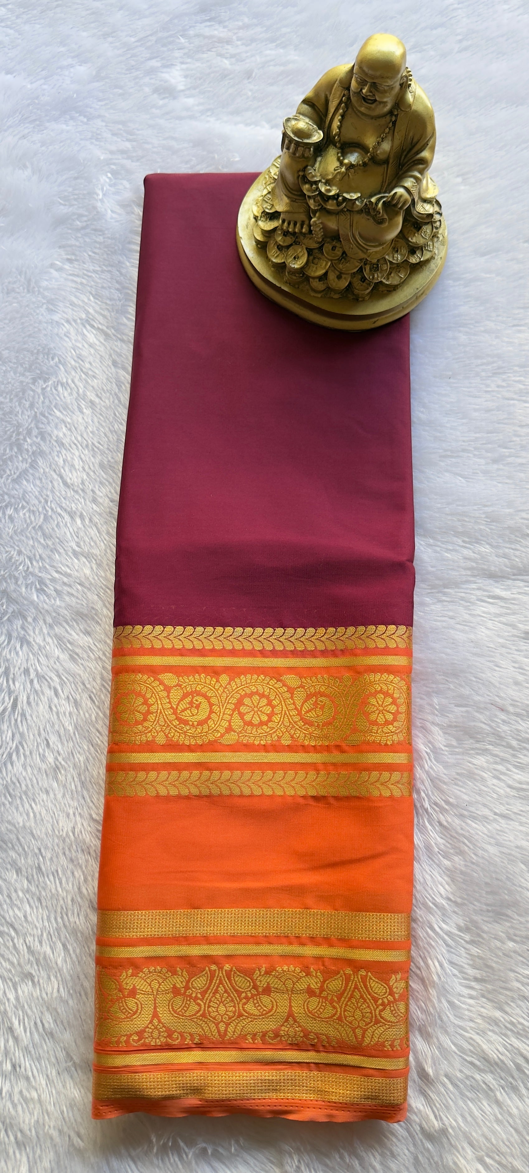 Semi Mysore Silk Mayura Bentex Border