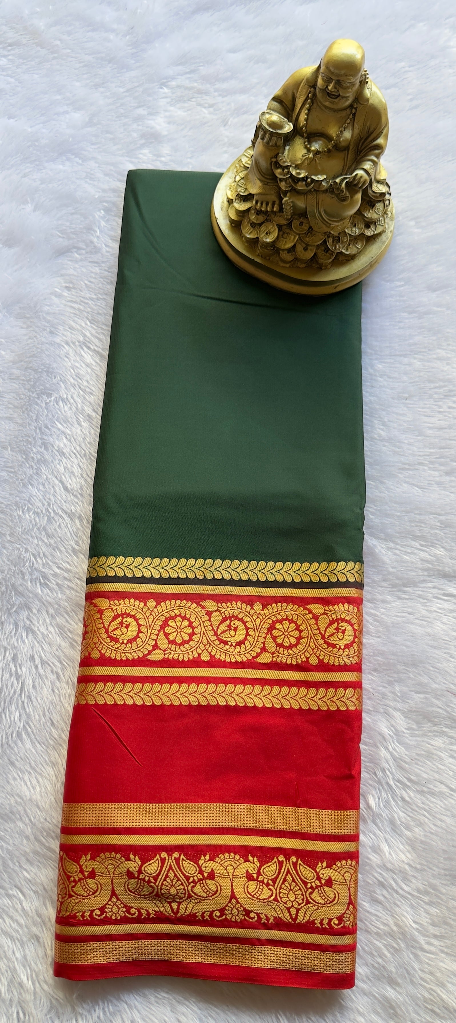 Semi Mysore Silk Mayura Bentex Border