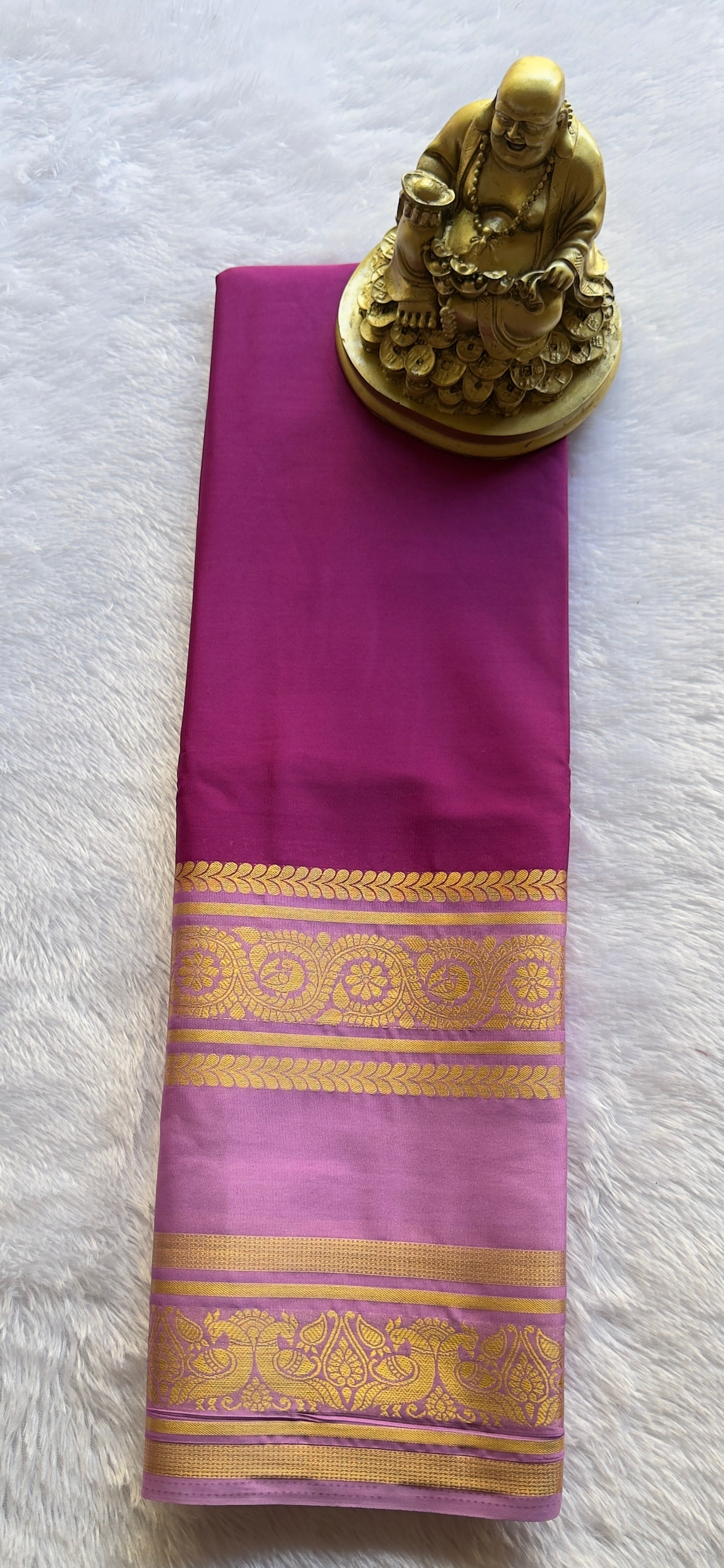Semi Mysore Silk Mayura Bentex Border