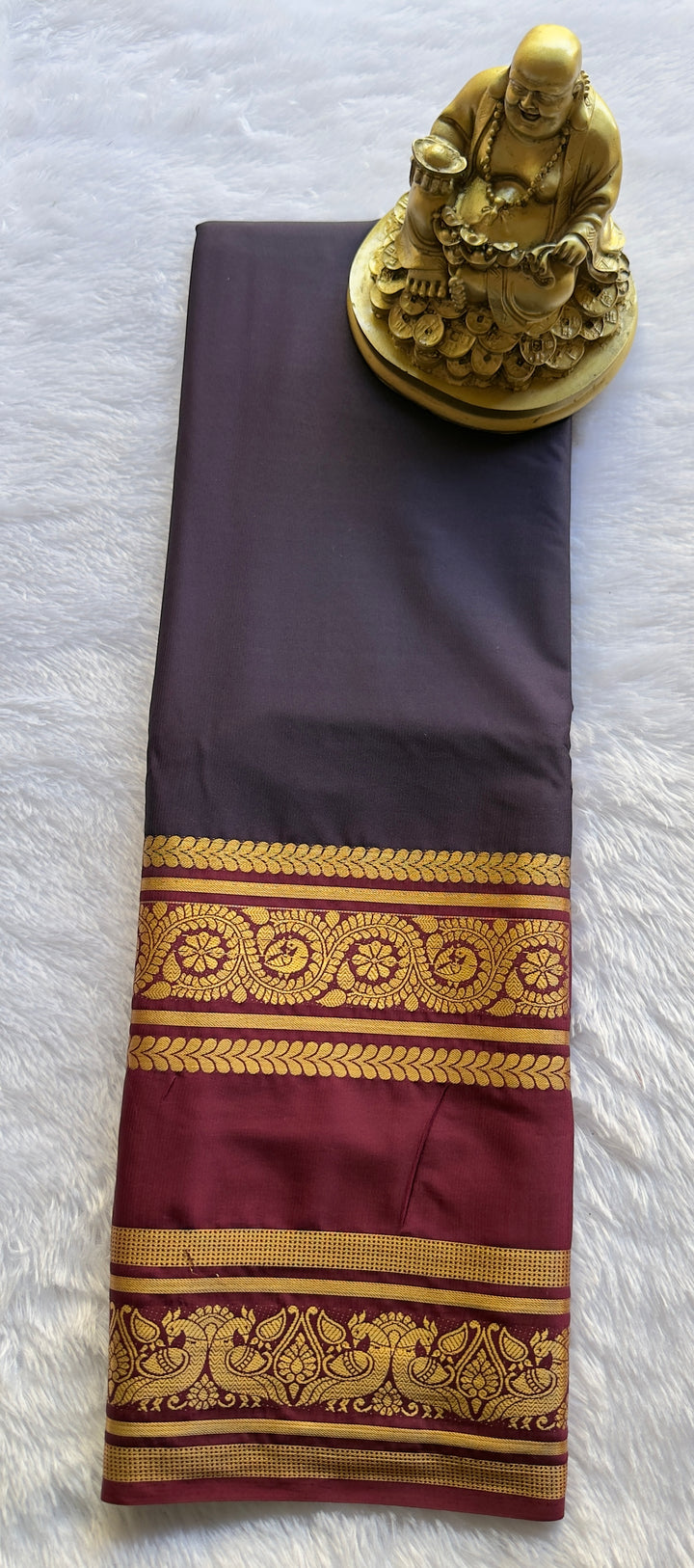 Semi Mysore Silk Mayura Bentex Border