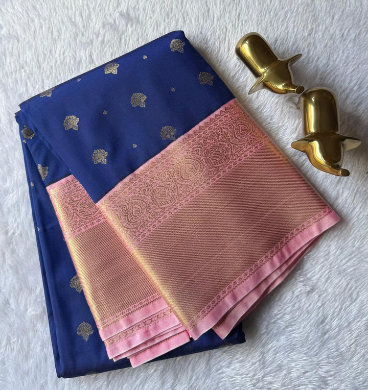 Kanchi weaving Small Butta With Mango Border