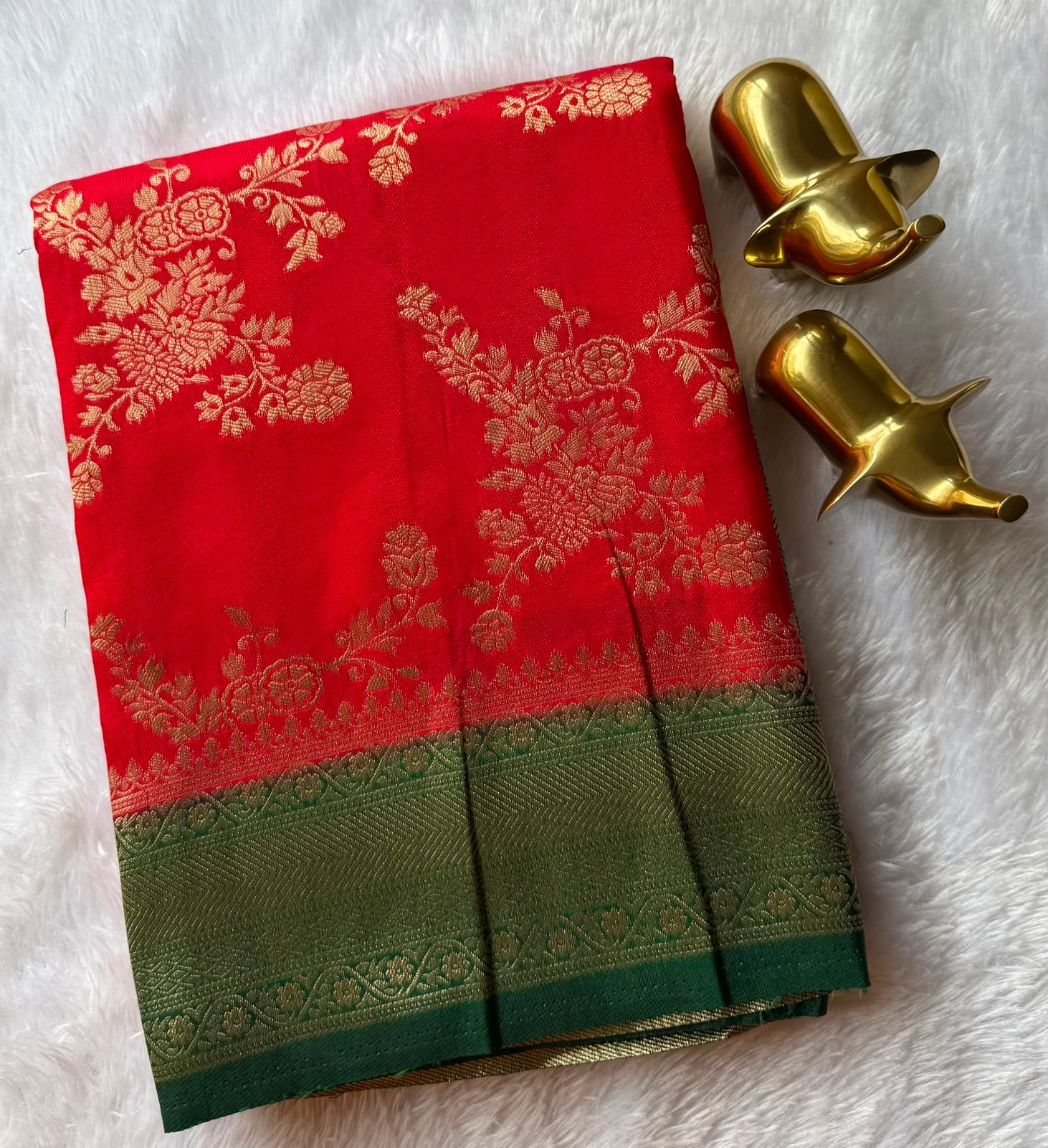 Georgette Saree Jal Pattern With Contrast Border