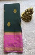 Dark Green / Baby Pink