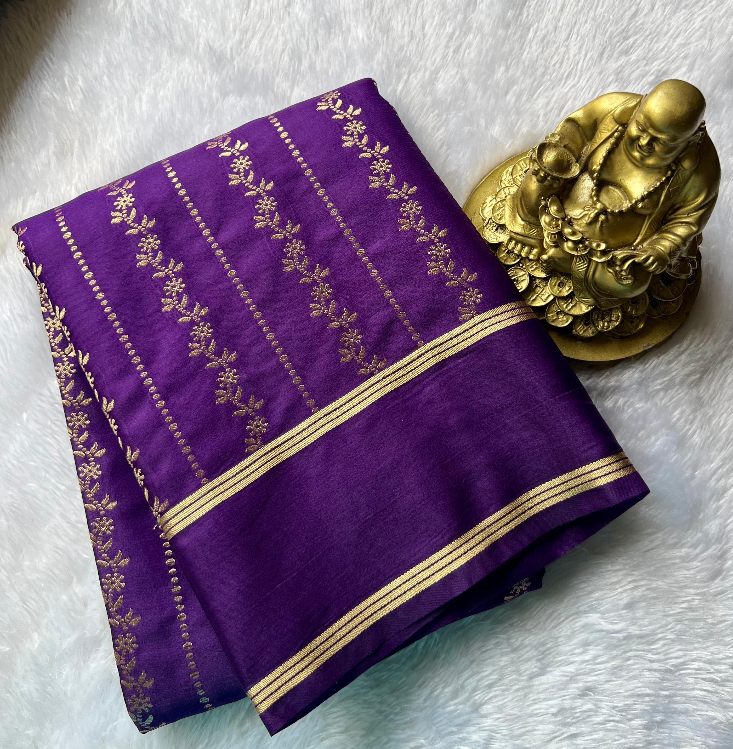 Gajji Silk Climber Design With Rich Pallu Bentex Border