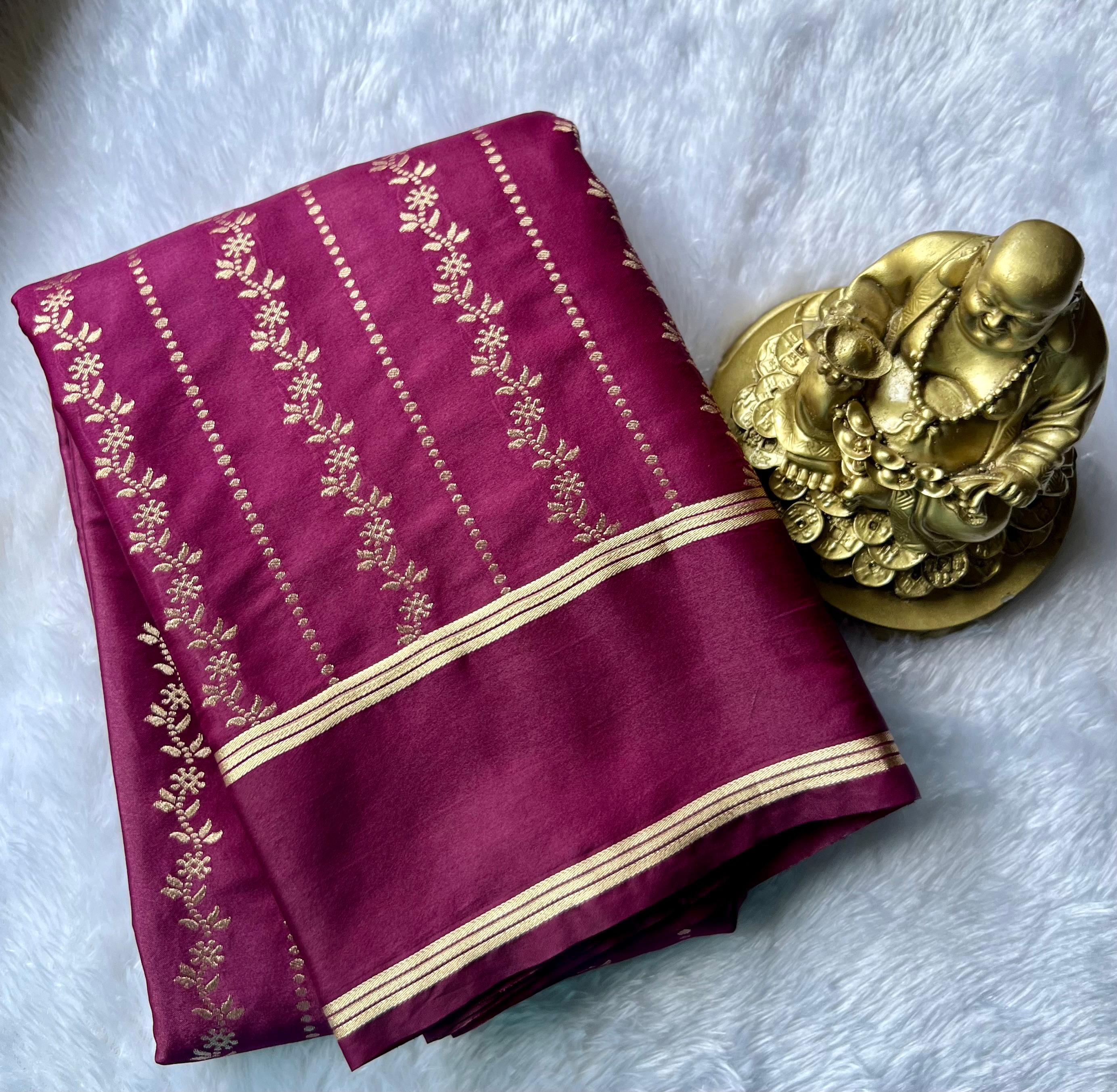 Gajji Silk Climber Design With Rich Pallu Bentex Border