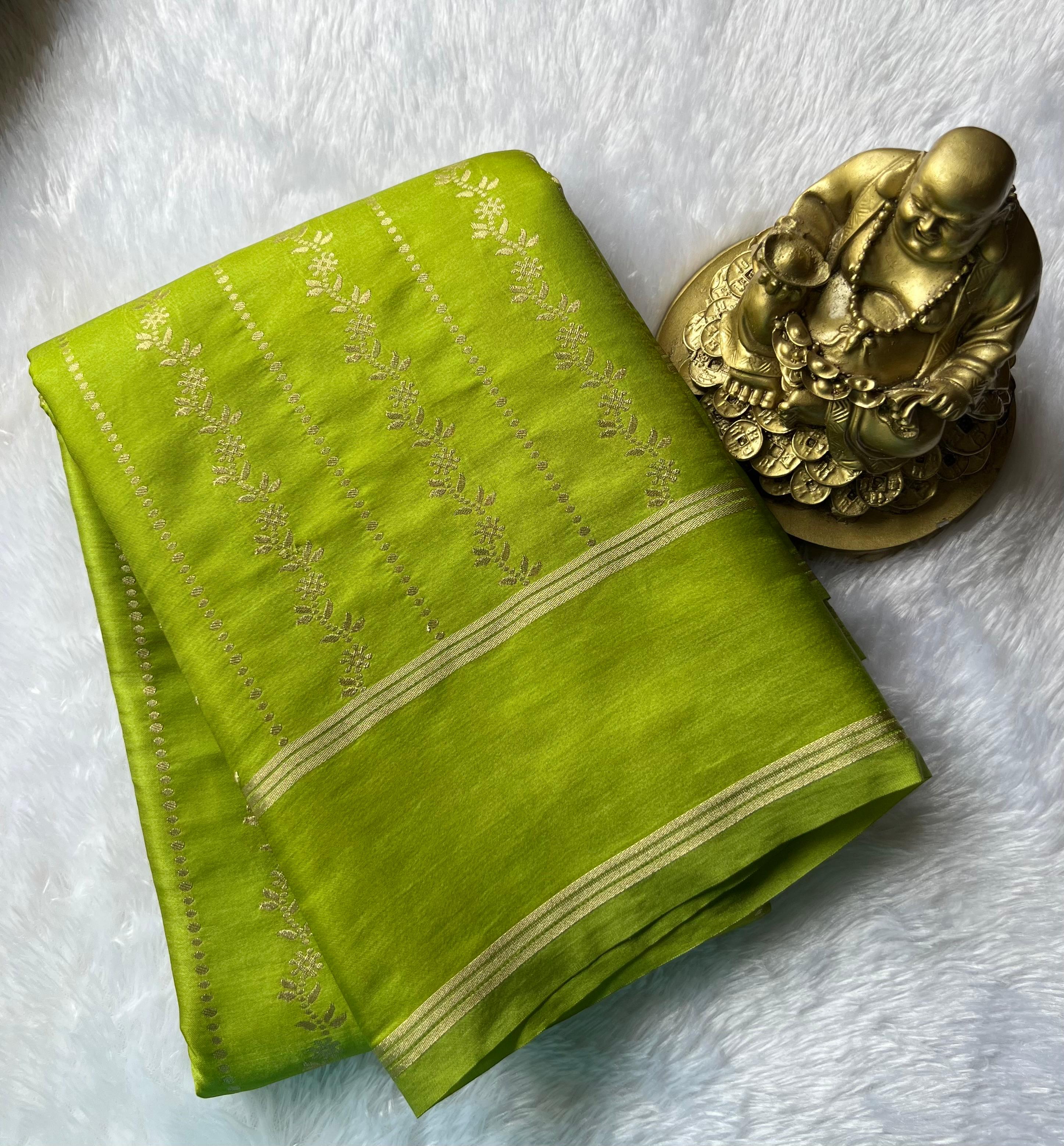 Gajji Silk Climber Design With Rich Pallu Bentex Border