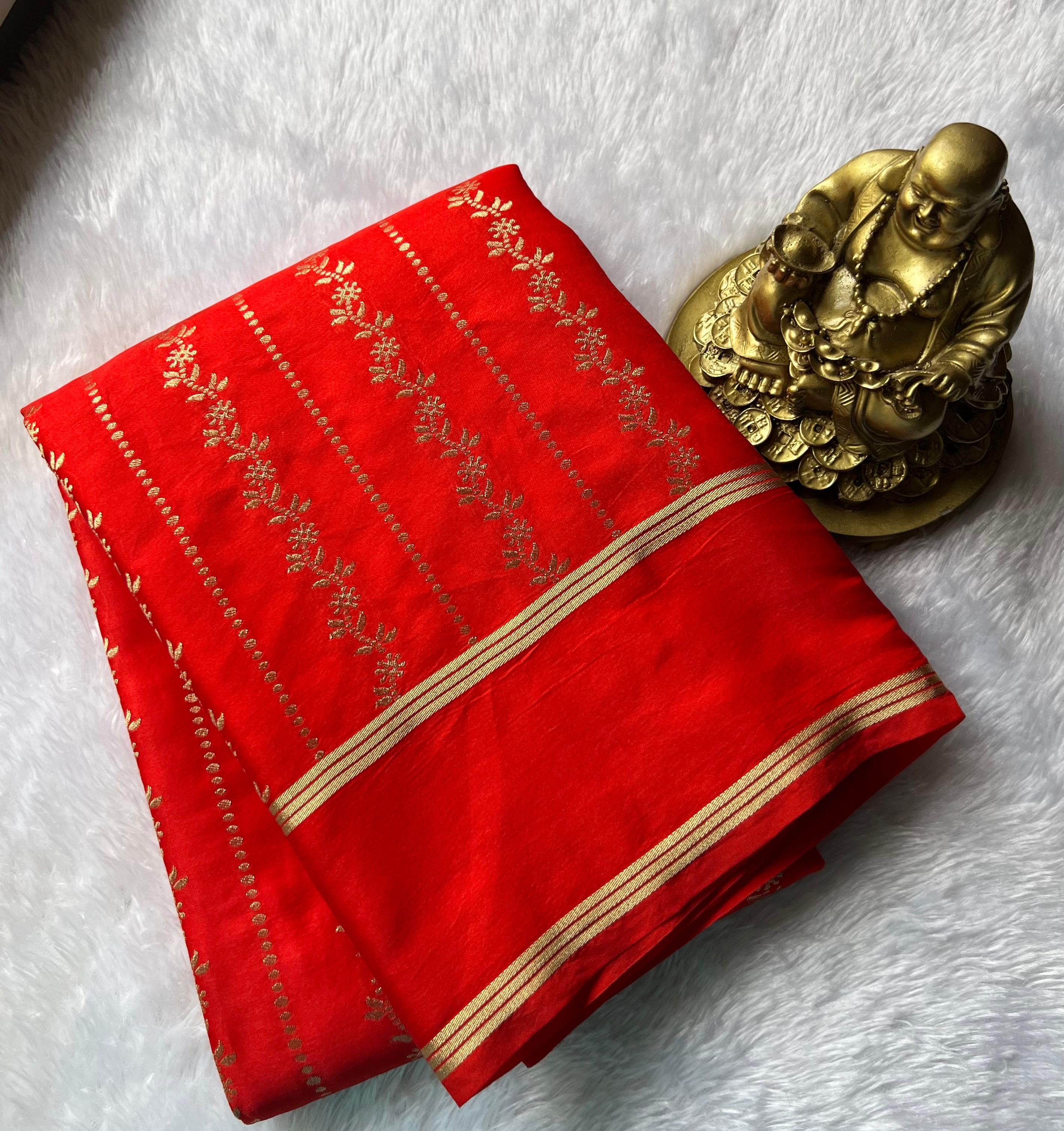 Gajji Silk Climber Design With Rich Pallu Bentex Border